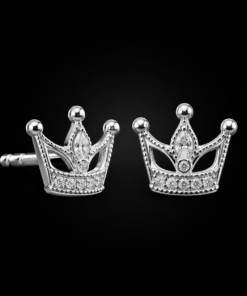 Bông Tai Bạc Little Crown - Fautiel